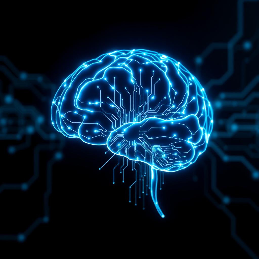 Cérebro digital de inteligência artificial